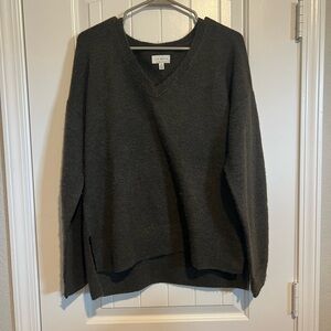 Lucky Brand Charcoal V-Neck Sweater